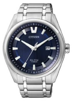 Citizen Herren Analog Quarz Uhr mit Titan Armband AW1240-57L von CITIZEN