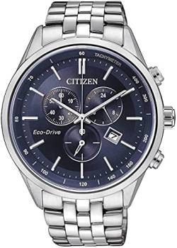 Citizen Herren Chronograph Eco-Drive Uhr mit Edelstahl Armband AT2141-52L von CITIZEN
