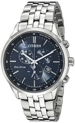 Citizen Herren Chronograph Quarz Uhr mit Edelstahl Armband AT2141-52L von CITIZEN