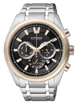 Citizen Herren Chronograph Quarz Uhr mit Titan Armband CA4014-57E von CITIZEN