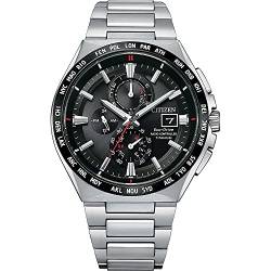 Citizen Herren Chronograph Solar Quarz Funkuhr Eco-Drive Super Titanium Saphirglas - AT8234-85E von CITIZEN