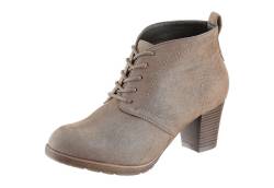 Große Größen: CITY WALK Schnürstiefelette, taupe, Gr.39 von CITY WALK