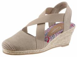 Große Größen: Sandalette, taupe, Gr.40 von CITY WALK