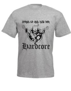 CKEYXGIL Men's Hardcore Wizard T-T-Shirts Hemden(Music Thunderdom) Grey(XX-Large) von CKEYXGIL