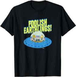 Kang & Kodos Foolish Earthlings T-T-Shirts Hemden(Small) von CKEYXGIL