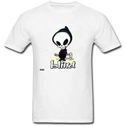 Awesome Tshirt Mens Blind Ghost Skateboards T Shirt Cool Design Gift Top T-Shirts Popular Tops & Tees Formal White L von CKR