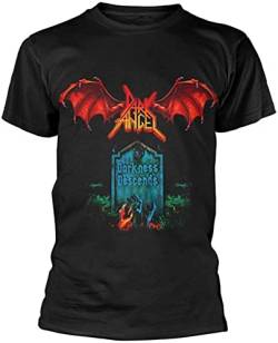 Dark Angel Darkness Descends T-Shirt Men Black L von CKR