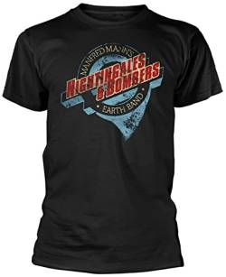 Manfred Mann'S Earth Band 'Nightingales and Bombers' (Black) T-Shirt Black 3XL von CKR