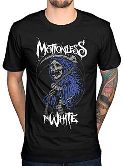 Motionless in White Reaper Mens Black Cotton T-Shirt Tee Black L von CKR
