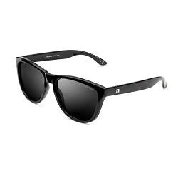 CLANDESTINE - Modell 8 - Sonnenbrille für Herren und Damen - Schwarze Nylon HD Gläser und TR90 Rahmen - Black by Elsa Pataky - One Size - 140 mm x 50 mm von CLANDESTINE