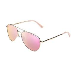 CLANDESTINE - Sonnenbrille A10 Gold Rose - Verspiegelte Nylon Gläser und Edelstahlrahmen - Sonnenbrille für Männer und Damen - Mit Smart Vision Technology - Bessere Sicht und Geringere Blendung von CLANDESTINE