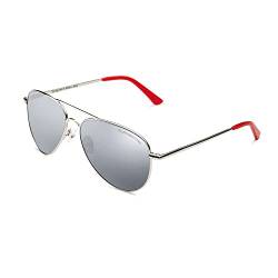 CLANDESTINE - Sonnenbrille A10 Silver - Polarisierte HD Nylon Gläser und Edelstahlrahmen - Sonnenbrille für Männer und Damen - Mit Smart Vision Technology - Bessere Sicht und Geringere Blendung von CLANDESTINE