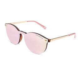 CLANDESTINE - Sonnenbrille Loop 3 Habana Rose - Rosa Nylon Gläser und Stahlrahmen - Sonnenbrille für Männer & Damen - Mit Smart Vision Technology - Bessere Sicht und Geringere Blendung von CLANDESTINE