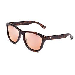 CLANDESTINE - Sonnenbrille Model 8 Habana Rose N - Rosafarbene HD Nylon Gläser und TR90 Rahmen - Sonnenbrille für Männer und Damen - Mit Smart Vision Technology - Bessere Sicht und Geringere Blendung von CLANDESTINE