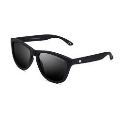 CLANDESTINE - Sonnenbrille Model 8 Matte Black N - Schwarze HD Nylon Gläser und TR90 Rahmen - Sonnenbrille für Männer und Damen - Mit Smart Vision Technology - Bessere Sicht und Geringere Blendung von CLANDESTINE