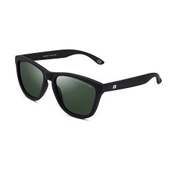 CLANDESTINE - Sonnenbrille für Herren und Damen - Modell Soho - Dunkelgrüne Nylon HD Gläser und TR90 Kunststoffrahmen - Farbe Blacke Dark Green - One Size - Inklusive Smart Vision Technologie von CLANDESTINE