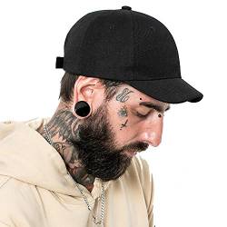 CLAPE Baseball Cap Short Brim Cap Herren Cotton Twill Cap Trucker Dad Cap von CLAPE