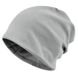 CLAPE Lang Slouch Mütze für Herren Damen Dünne Beanie Mütze Herbst Winter Elastisch Long Beanie Weich Jersey Mütze von CLAPE