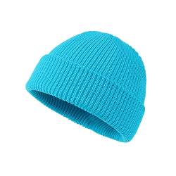 CLAPE Strickmütze Unisex-Mütze Warme Beanie Winter Mütze Weiche Cuffed Plain Hat für Damen und Herren Wintermütze von CLAPE