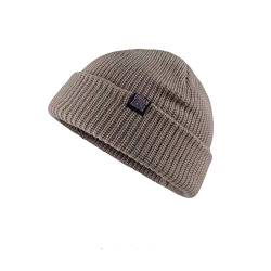 CLAPE Watch Cap Cuffed Plain Skull Hat Unisex Winter Knit Cap Slouch Beanie for Men Women von CLAPE