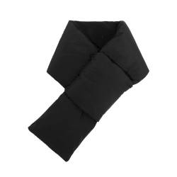 CLAPE Weiche Winterschal Damen Pure Farbe Schals Herren Daunen Schal Rectangle Loophole Bow Scarf von CLAPE