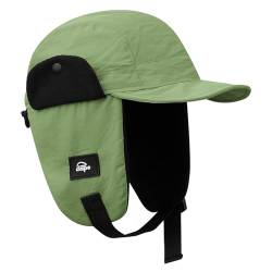 CLAPE Wintermütze Herren mit Ohrenklappen Wasserdicht Fliegermütze Verstellbar Warme Earflap Mütze Nylon Trapper Hat mit Foldable Visor von CLAPE