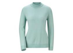 Stehkragenpullover CLASSIC "Pullover" Gr. 52, grün (mint) Damen Pullover Rollkragenpullover von CLASSIC