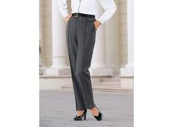 Webhose CLASSIC Gr. 20, Kurzgrößen, grau (dunkelgrau, meliert) Damen Hosen Stoffhosen von CLASSIC
