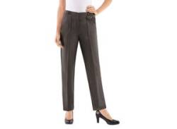 Webhose CLASSIC Gr. 24, Kurzgrößen, braun (braun, meliert) Damen Hosen Stoffhosen von CLASSIC