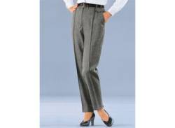 Webhose CLASSIC Gr. 48, Normalgrößen, grau (hellgrau, meliert) Damen Hosen Stoffhosen von CLASSIC