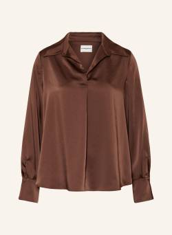 Claudie Pierlot Blusenshirt Aus Satin braun von CLAUDIE PIERLOT