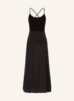 Claudie Pierlot Kleid Im Materialmix schwarz von CLAUDIE PIERLOT