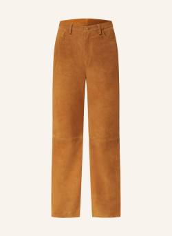 Claudie Pierlot Lederhose braun von CLAUDIE PIERLOT