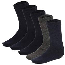 CLEO STYLE 5/10/15 Paar Thermo Herren Damen Socken extra warme Winterstrümpfe -5°C Kuschelsocken 36 (43-47, 5 Paar) von CLEO STYLE