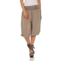 CLEO STYLE Bermudas Damen Bermuda 2407 Schlamm von CLEO STYLE