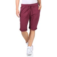 CLEO STYLE Bermudas Sweat Bermuda 1212 Bordo 36-40 von CLEO STYLE