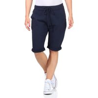 CLEO STYLE Bermudas Sweat Bermuda 1212 Dunkelblau 36-40 von CLEO STYLE