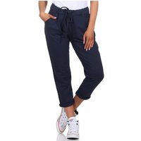 CLEO STYLE Jogginghose Damen Jogginghose 3569 36-40 Dunkelblau von CLEO STYLE