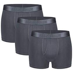CLEVEDAUR Herren Unterwäsche 3 Pack Lenzing Micromodal Trunks Unterwäsche für Männer - - X-Large von CLEVEDAUR