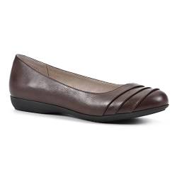 CLIFFS BY WHITE MOUNTAIN Damen Clara Ballerinas, Braun, 40 EU von CLIFFS BY WHITE MOUNTAIN