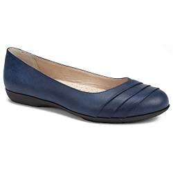 CLIFFS BY WHITE MOUNTAIN Damen Clara Ballerinas, Marineblau/brüniert/glatt, 37 EU von CLIFFS BY WHITE MOUNTAIN