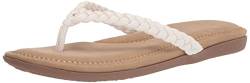 CLIFFS BY WHITE MOUNTAIN Damen Freiheit Flipflop, Weiß/glatt, 38 EU von CLIFFS BY WHITE MOUNTAIN