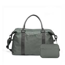 Damen-Reisetasche, Fitnessstudio-Reisetasche, geeignet for Reisen (Color : Green, Size : 55x27x18cm) von CLIQR