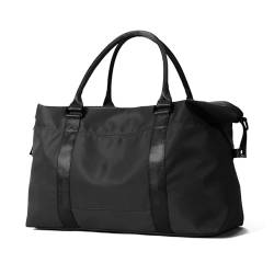 Reise-Seesack, Sport-Handtasche, Sporttasche, Seesack mit Trolley-Hülle (Color : Black, Size : 55x27x18cm) von CLIQR