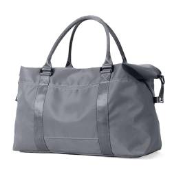 Reise-Seesack, Sport-Handtasche, Sporttasche, Seesack mit Trolley-Hülle (Color : Dark Grey, Size : 55x27x18cm) von CLIQR