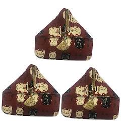 CLISPEED 3st Mini-Tasche Kleines Münztäschchen Geldbörse Aufbewahrungstasche Für Kleinigkeiten Brieftasche Dreieckige Tasche von CLISPEED