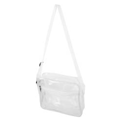 CLISPEED transparente Umhängetasche anwesend Einkaufstasche verwenden Reisekosmetiktasche Kosmetiktasche Portable Schultertasche Einkaufstüten einzelne Umhängetasche PVC PVC-Tasche von CLISPEED