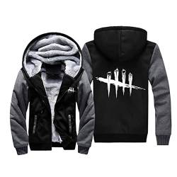 Herren Kapuzenpullover Jacke Pullover für Dead Daylight Camouflage Hoodie Casual Sweatshirt Warm Hooded Jacket Stitching Long Sleeve Zip Tops-C||2XL von CLOZAM