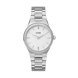 Cluse Damen Analog Quarz Uhr mit Edelstahl Armband CW0101210003 von CLUSE