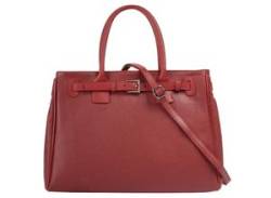 Henkeltasche CLUTY Gr. B/H/T: 40 cm x 28 cm x 10 cm onesize, rot Damen Taschen Handtaschen von CLUTY